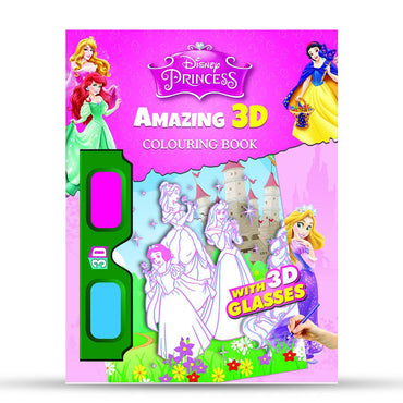 3D Coloring Books Disney Princes The Stationers